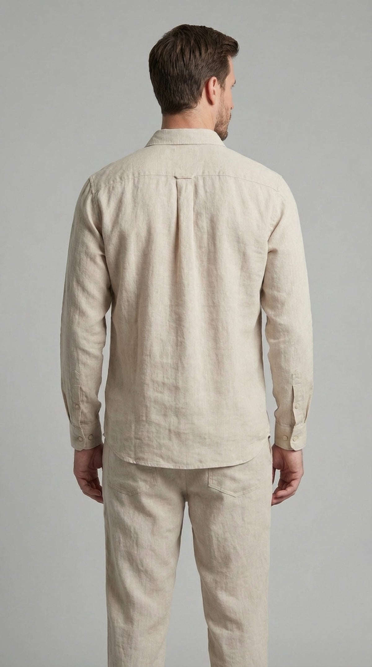Cody Linen Shirt and Pants Set_3