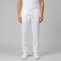 Sinclair Pleated Linen Blend Pants