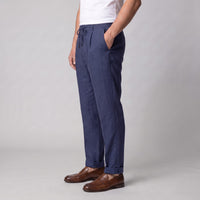 Sinclair Pleated Linen Blend Pants
