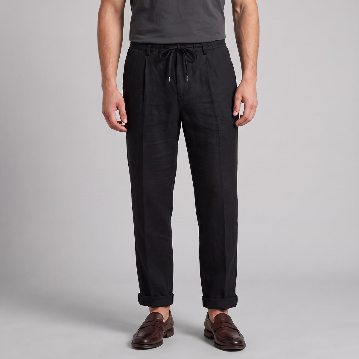 Sinclair Pleated Linen Blend Pants_13
