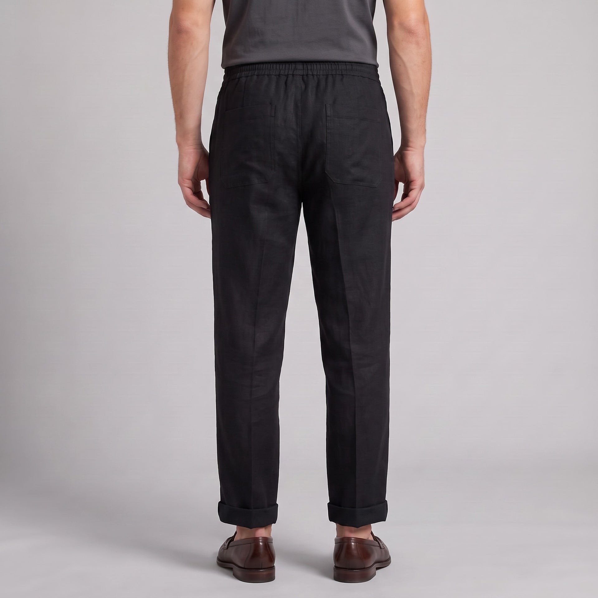 Sinclair Pleated Linen Blend Pants