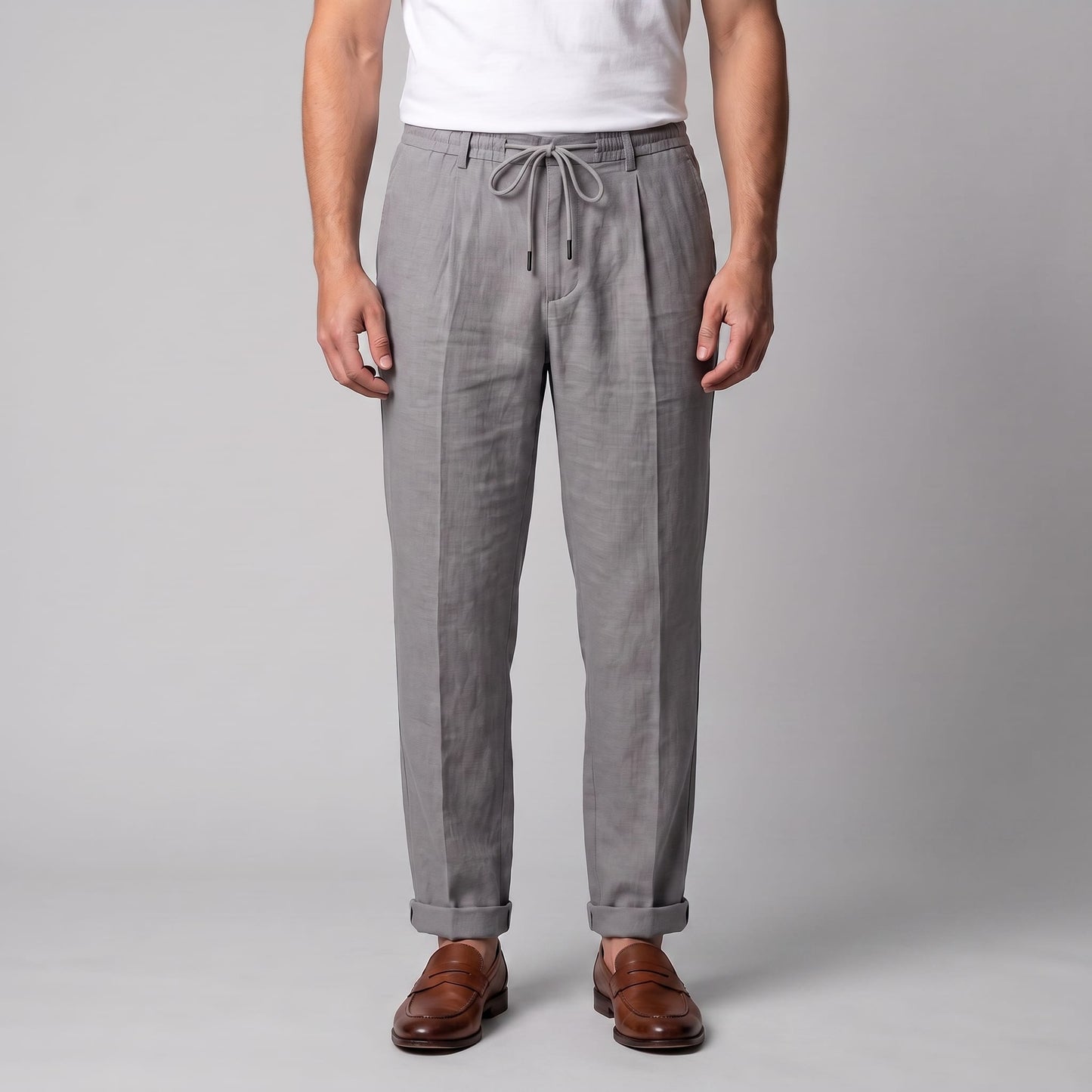 Sinclair Pleated Linen Blend Pants_19