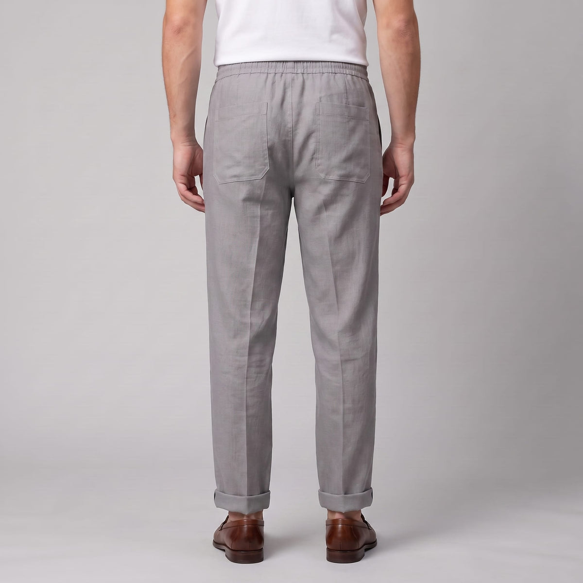 Sinclair Pleated Linen Blend Pants