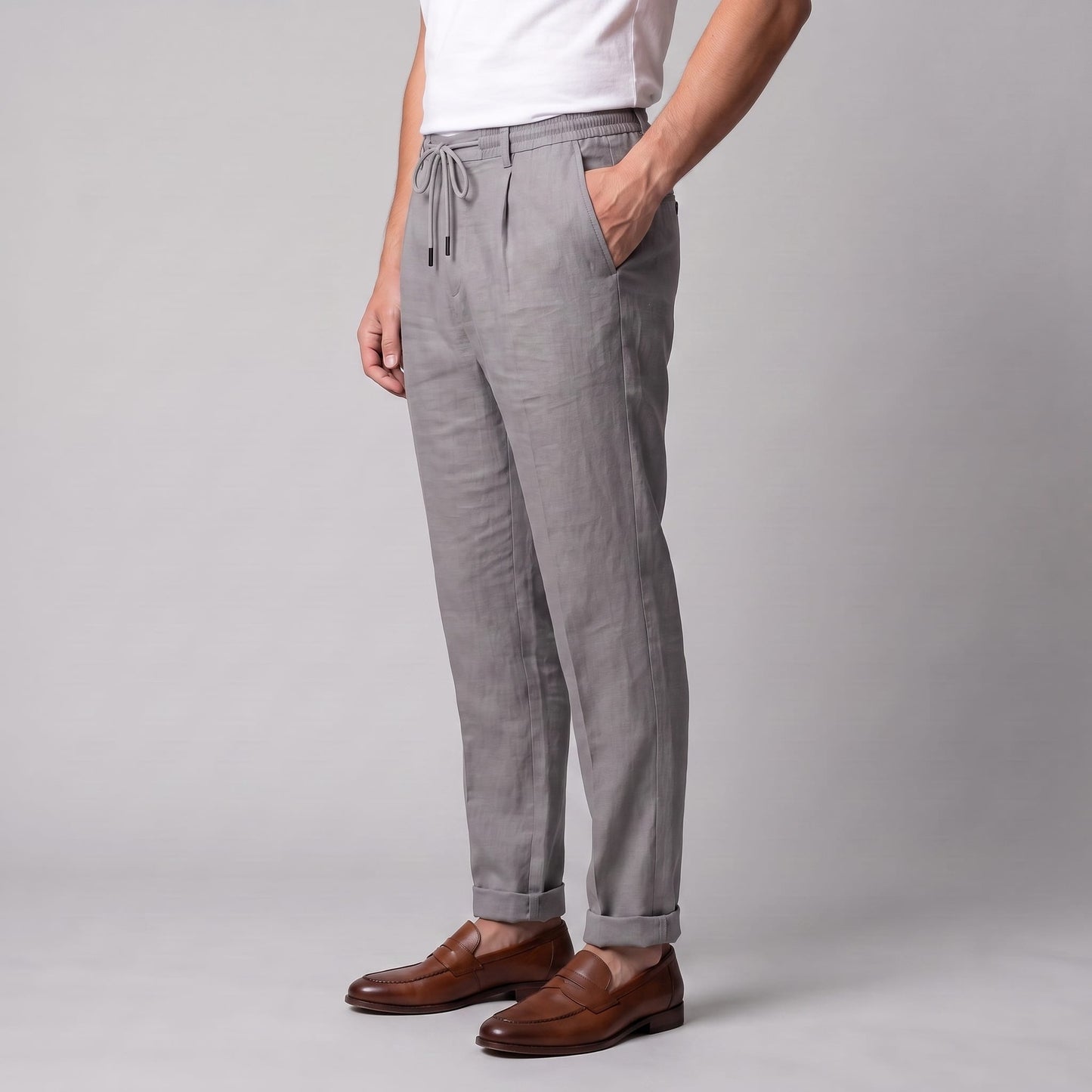 Sinclair Pleated Linen Blend Pants_22