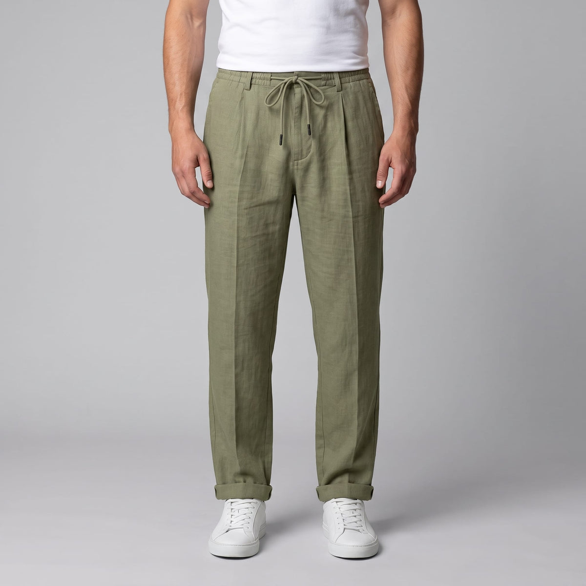 Sinclair Pleated Linen Blend Pants_25