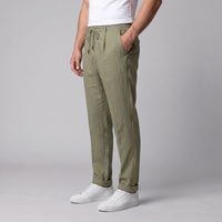 Sinclair Pleated Linen Blend Pants