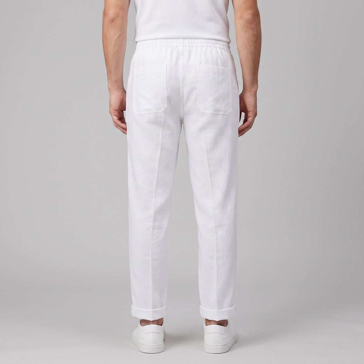 Sinclair Pleated Linen Blend Pants
