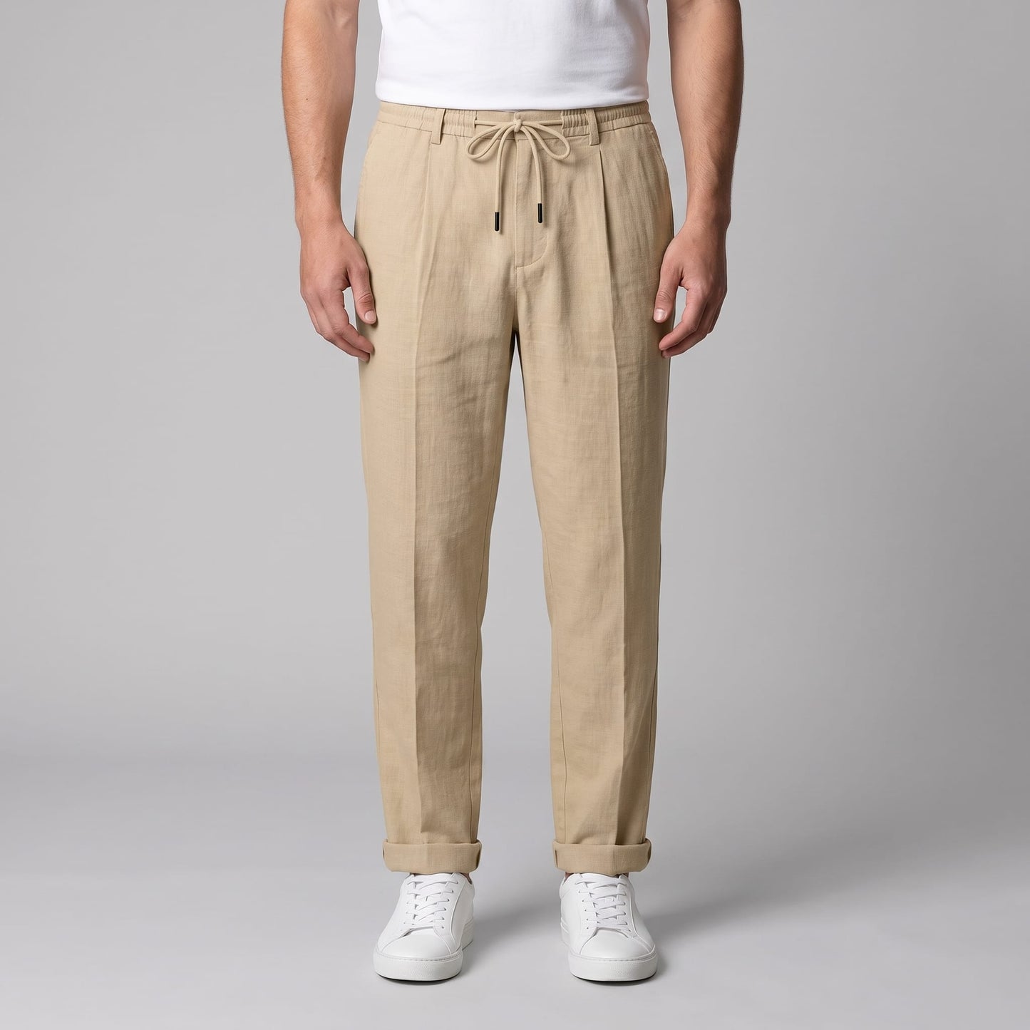 Sinclair Pleated Linen Blend Pants_31