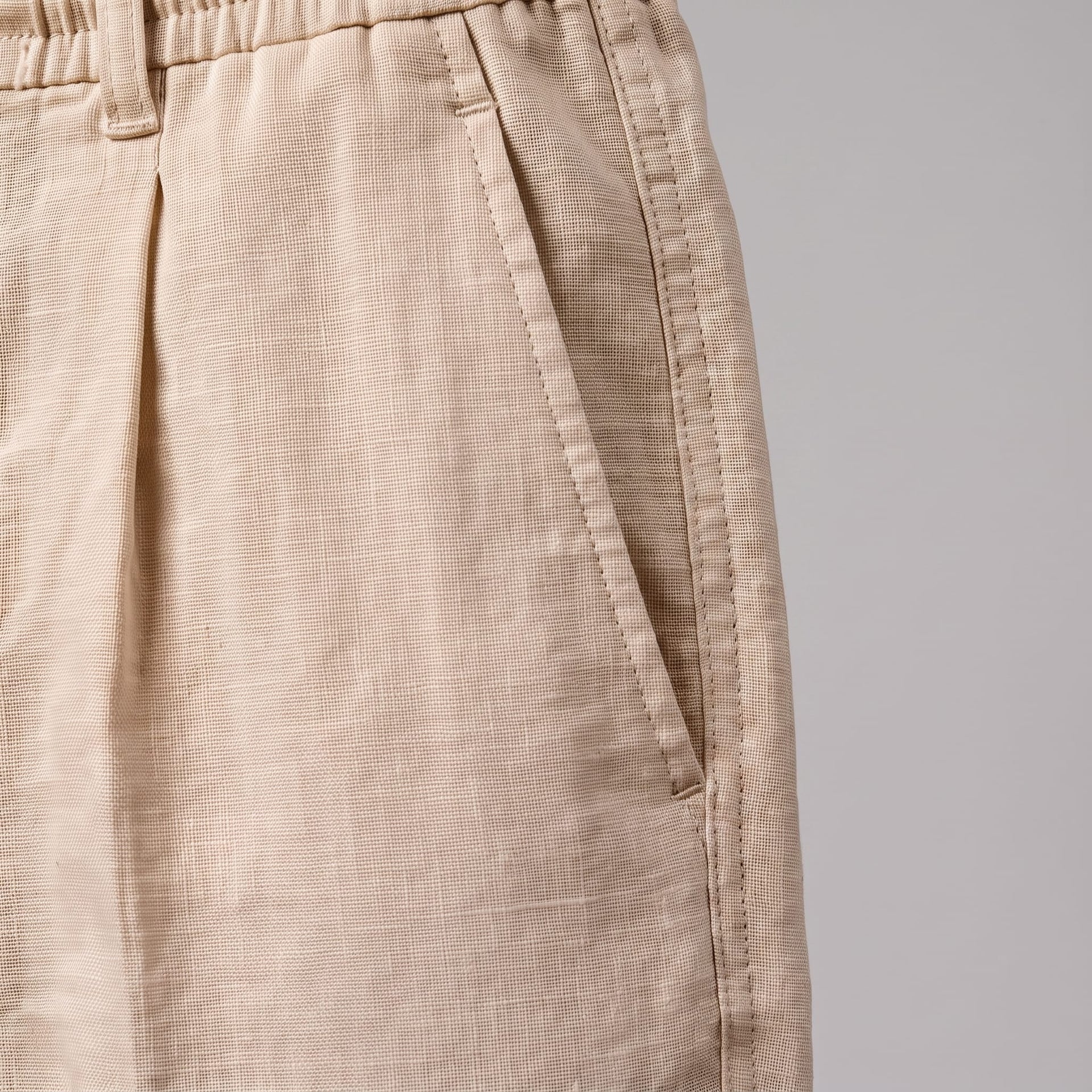 Sinclair Pleated Linen Blend Pants