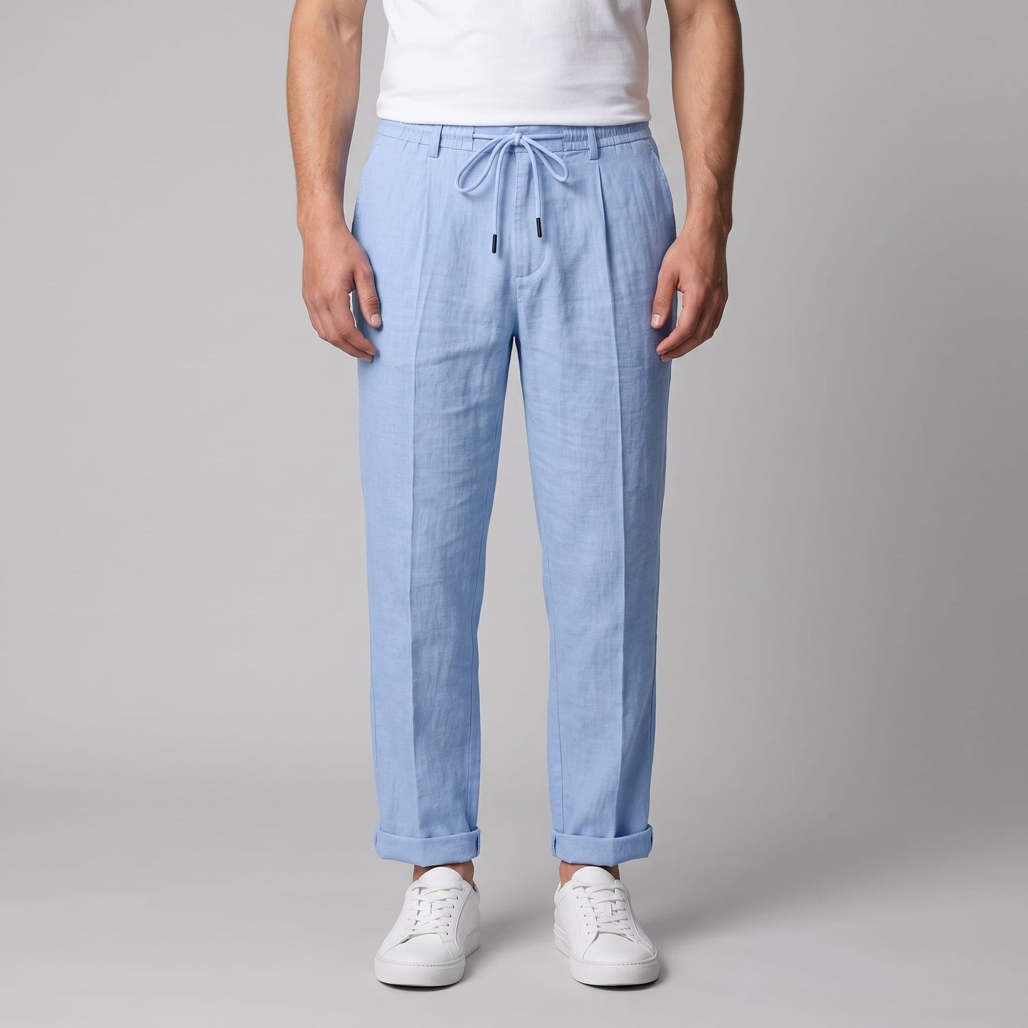 Sinclair Pleated Linen Blend Pants_37