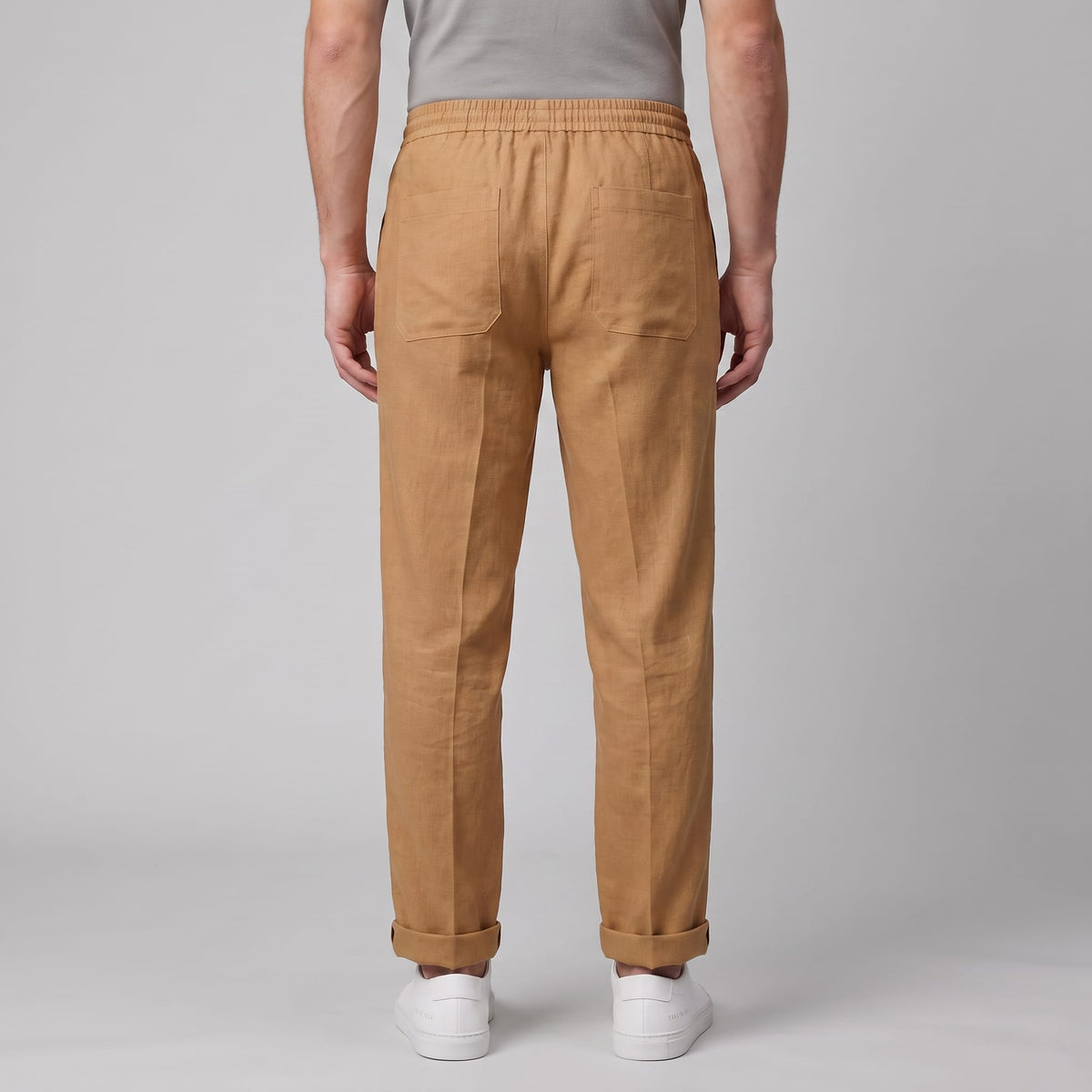 Sinclair Pleated Linen Blend Pants