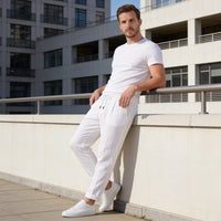 Sinclair Pleated Linen Blend Pants