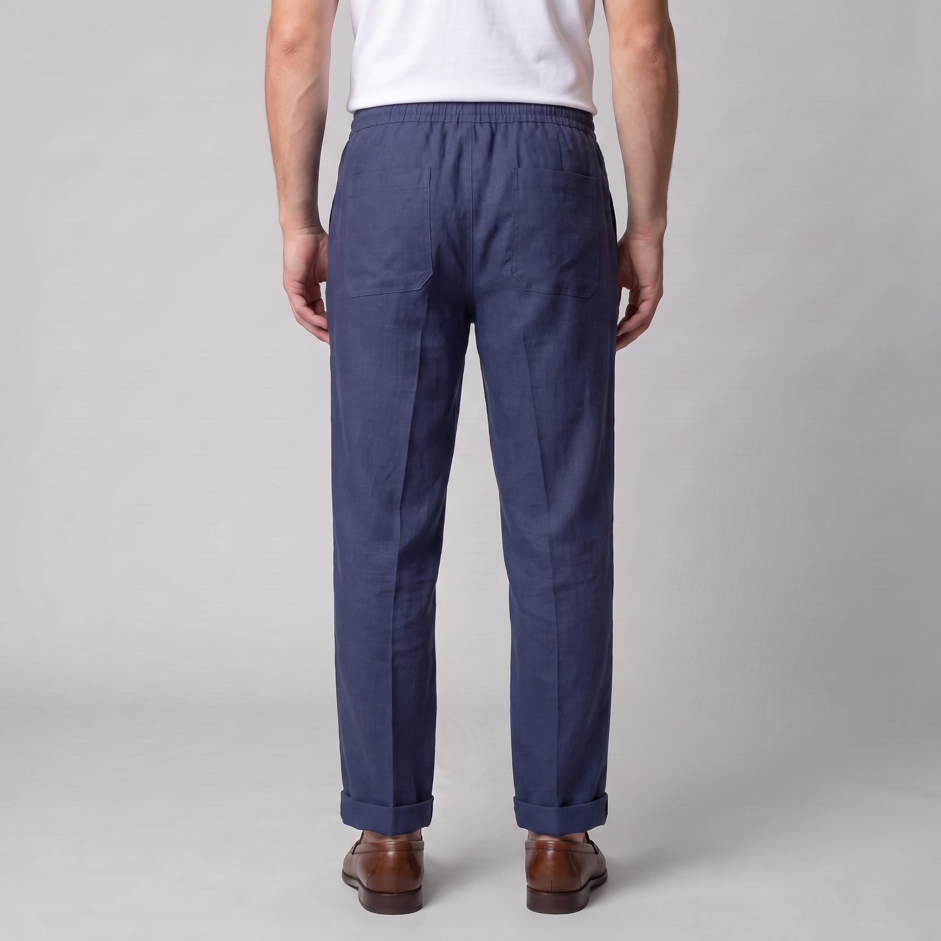 Sinclair Pleated Linen Blend Pants