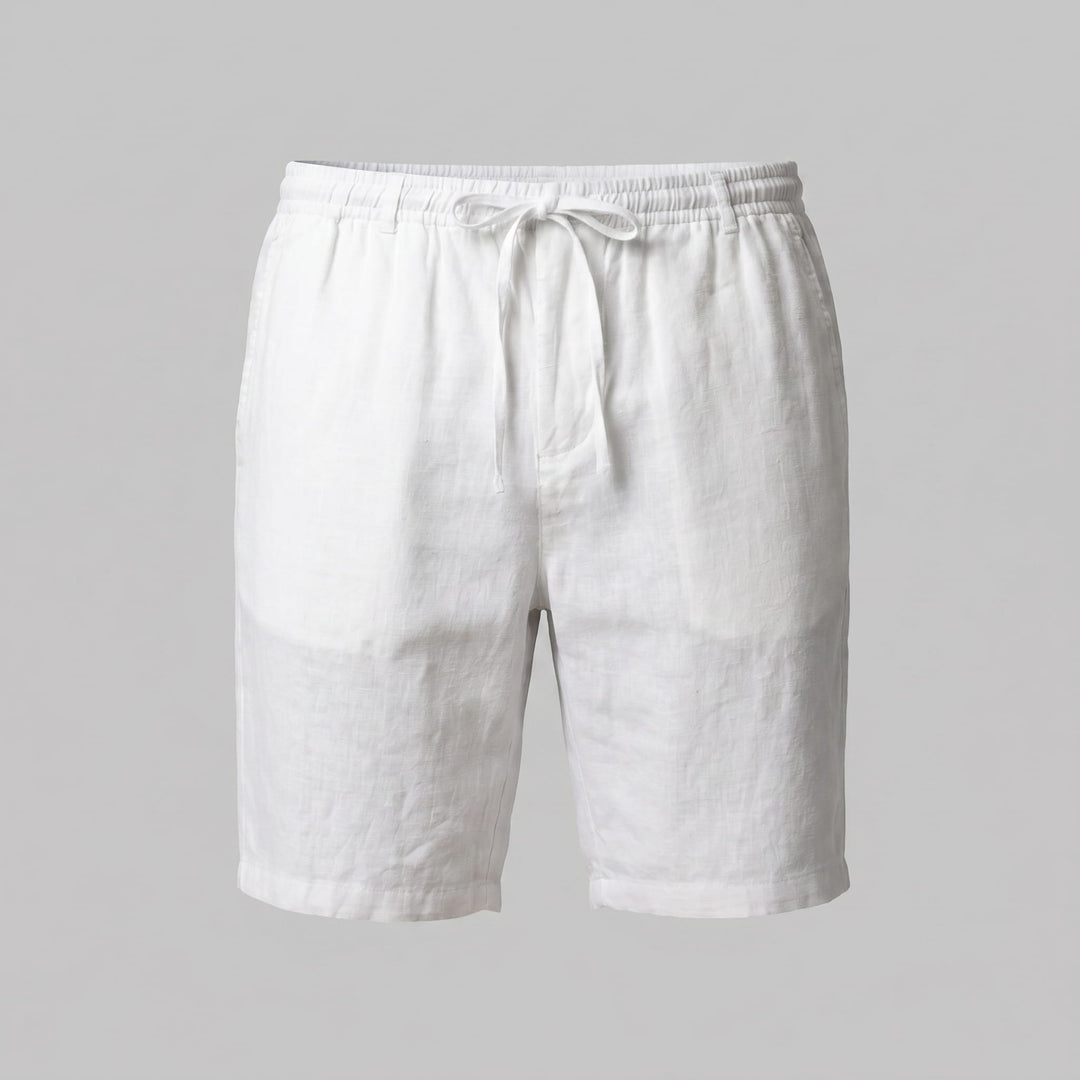 Everard Linen Blend Drawstring Shorts