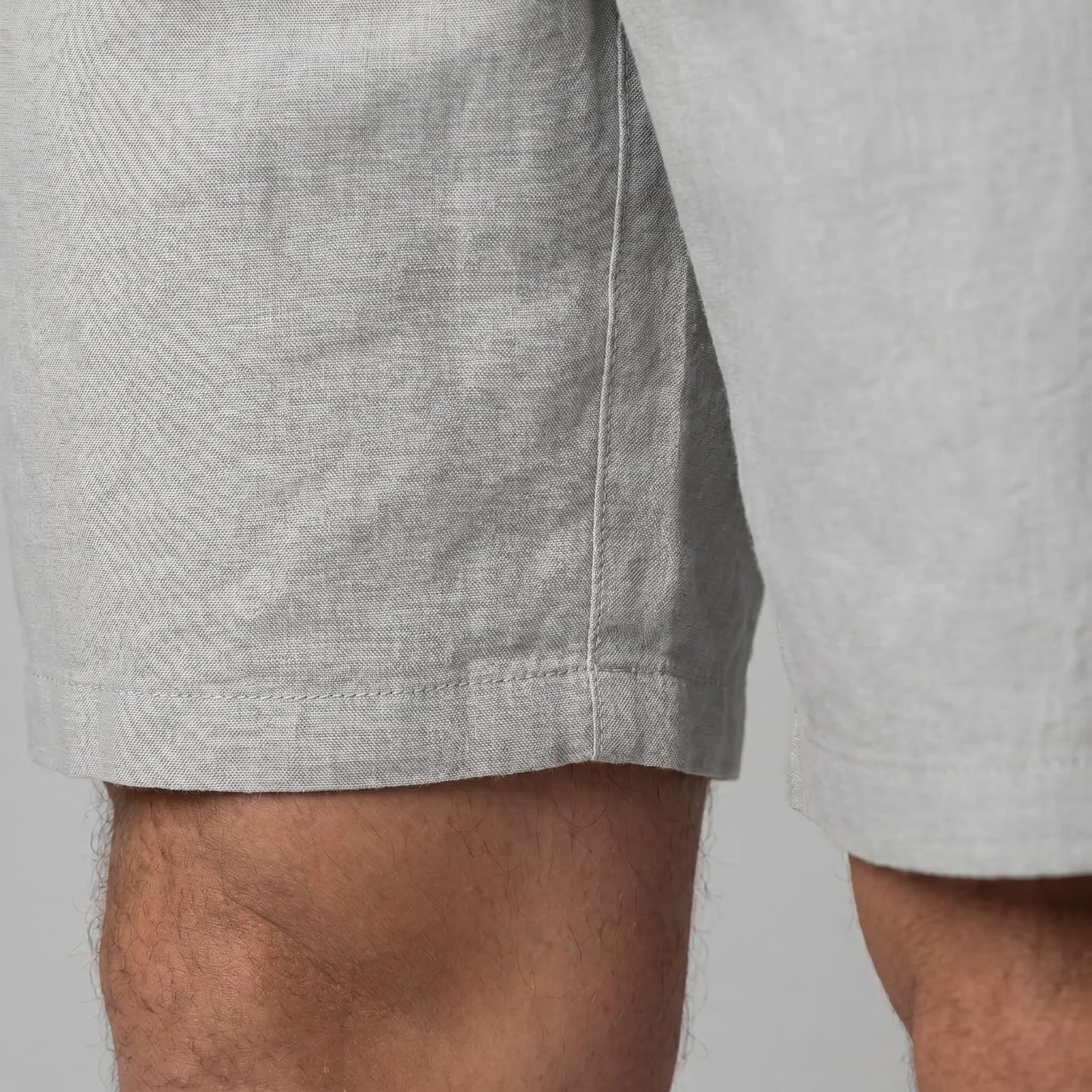 Everard Linen Blend Drawstring Shorts_14