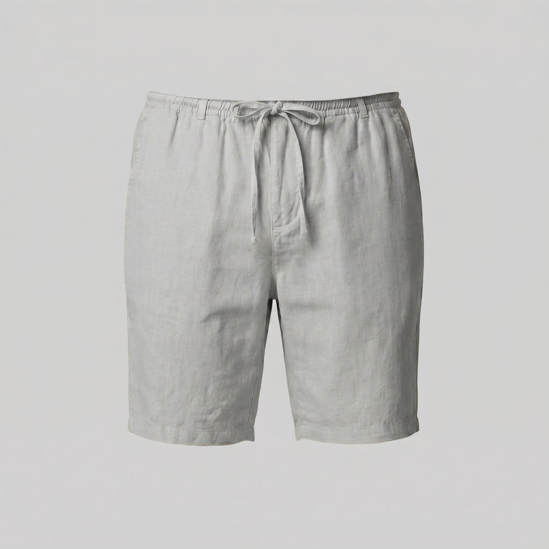 Everard Linen Blend Drawstring Shorts