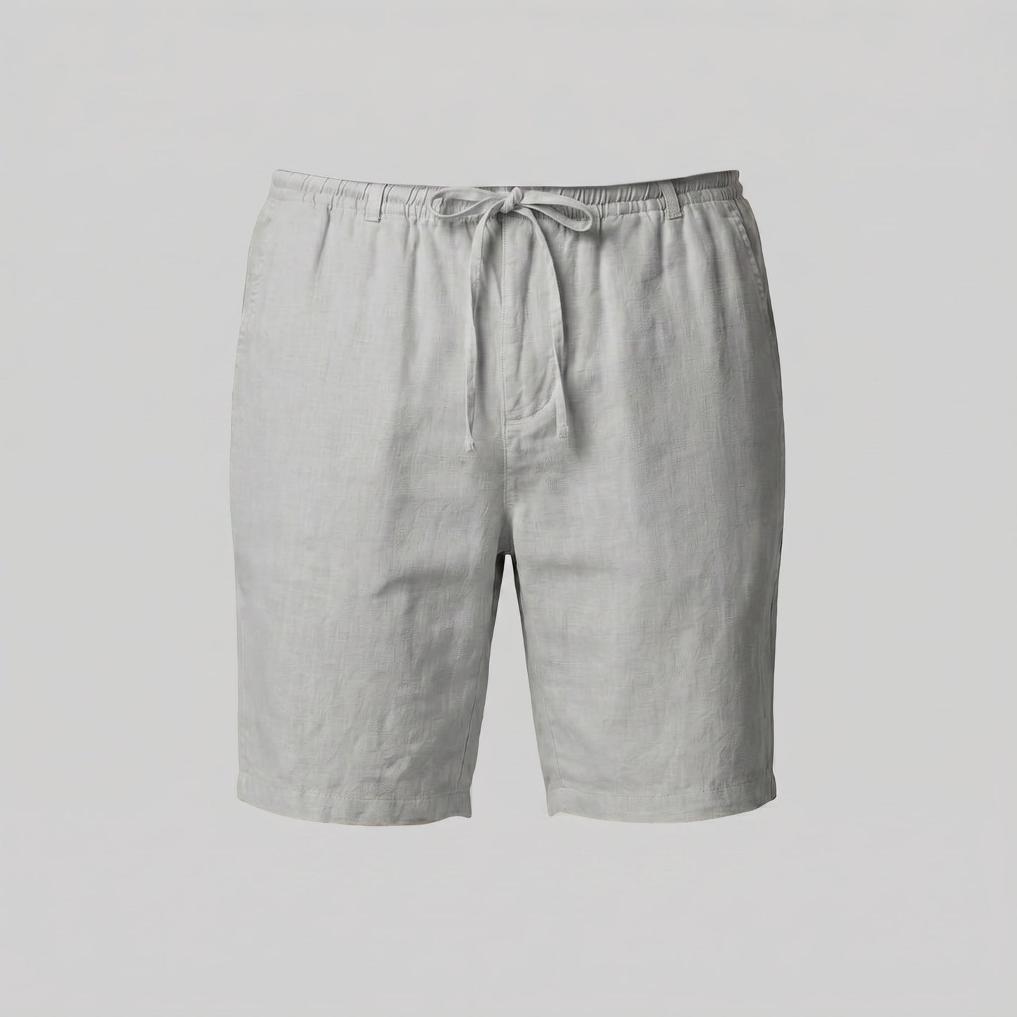 Everard Linen Blend Drawstring Shorts_15