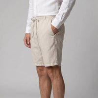 Everard Linen Blend Drawstring Shorts