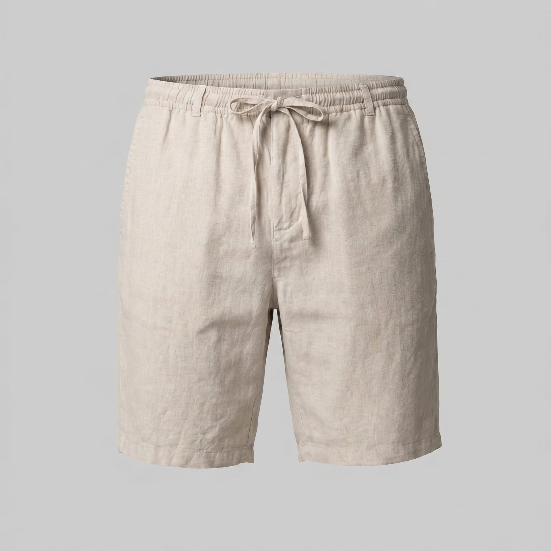 Everard Linen Blend Drawstring Shorts