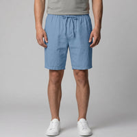 Everard Linen Blend Drawstring Shorts