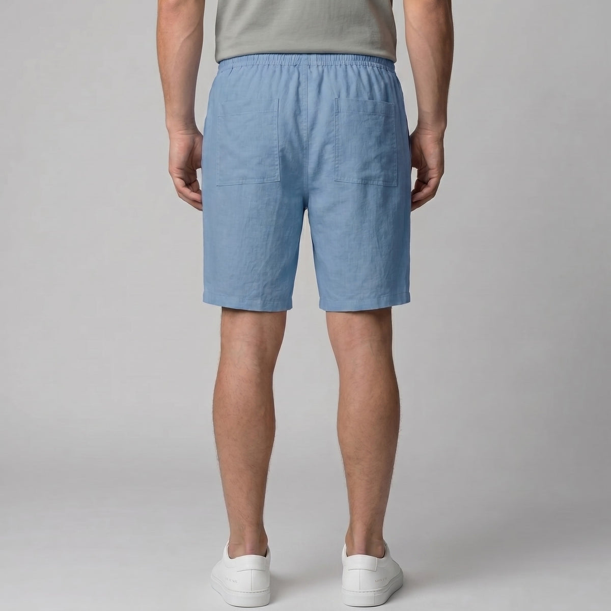 Everard Linen Blend Drawstring Shorts