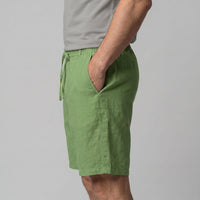 Everard Linen Blend Drawstring Shorts