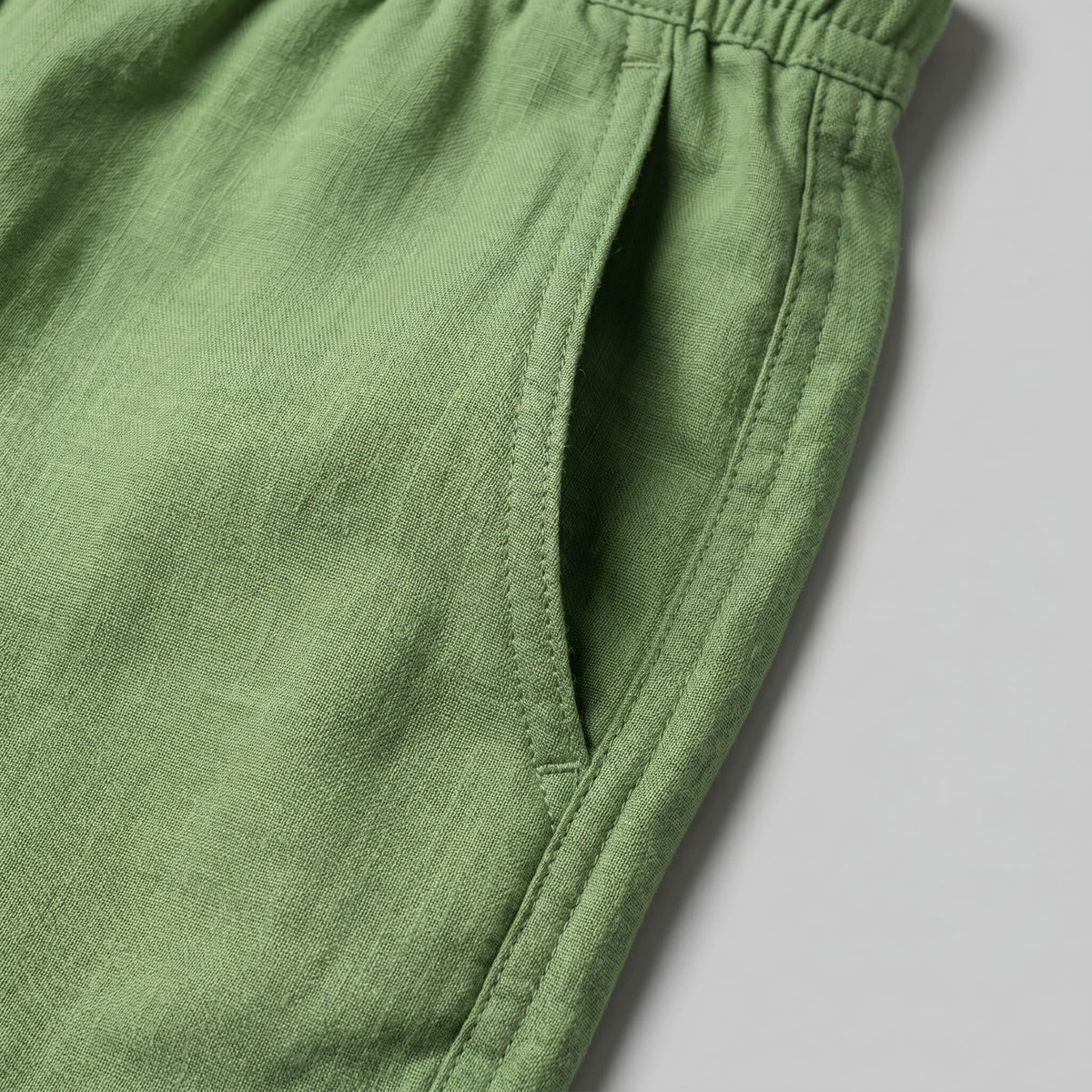 Everard Linen Blend Drawstring Shorts
