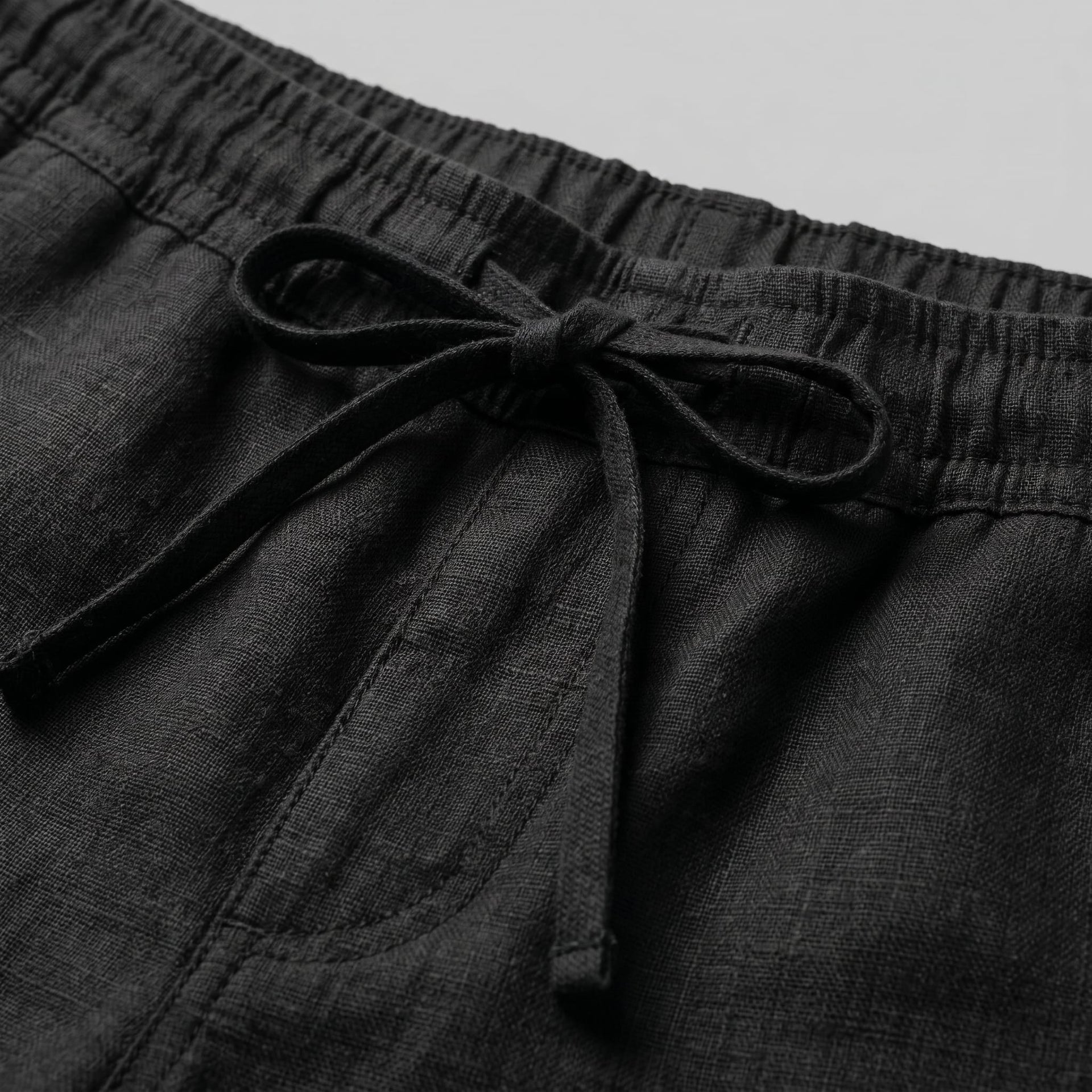 Everard Linen Blend Drawstring Shorts
