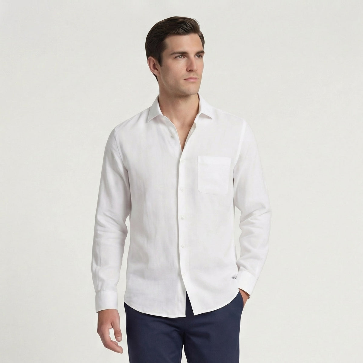 Julian Linen Long Sleeve Shirt_1