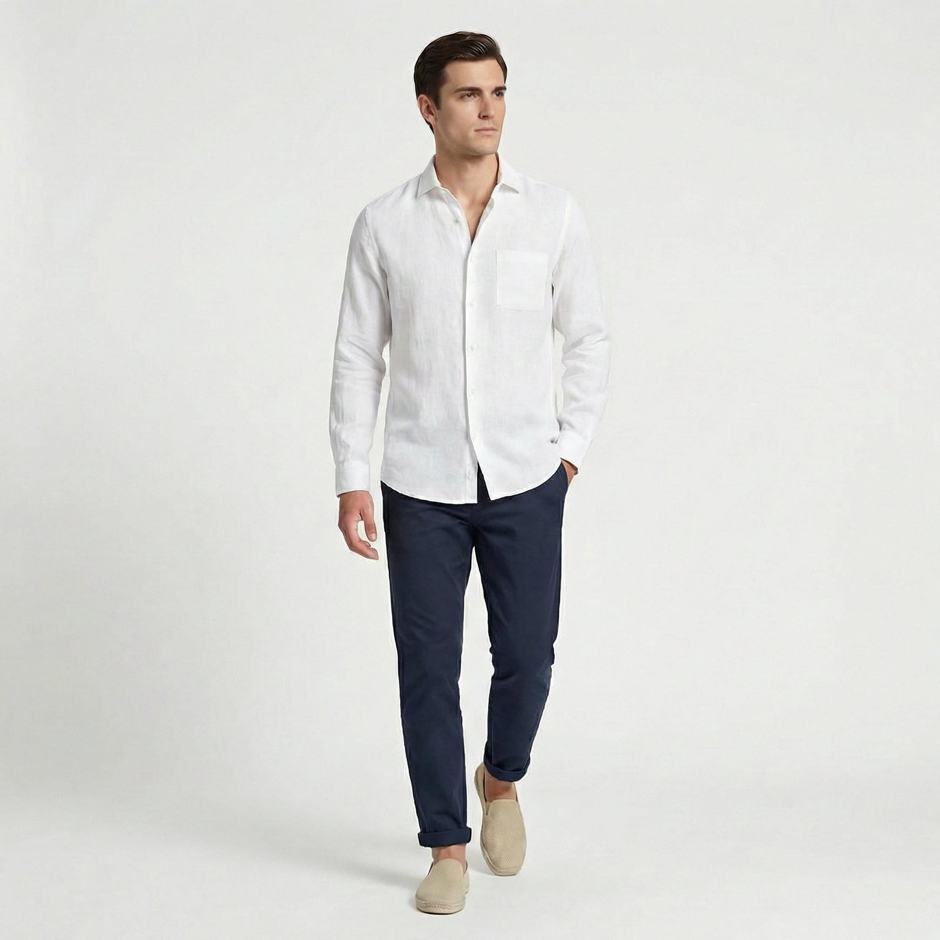 Julian Linen Long Sleeve Shirt