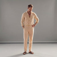 Colby Relaxed Fit Linen Shirt and Pants Set