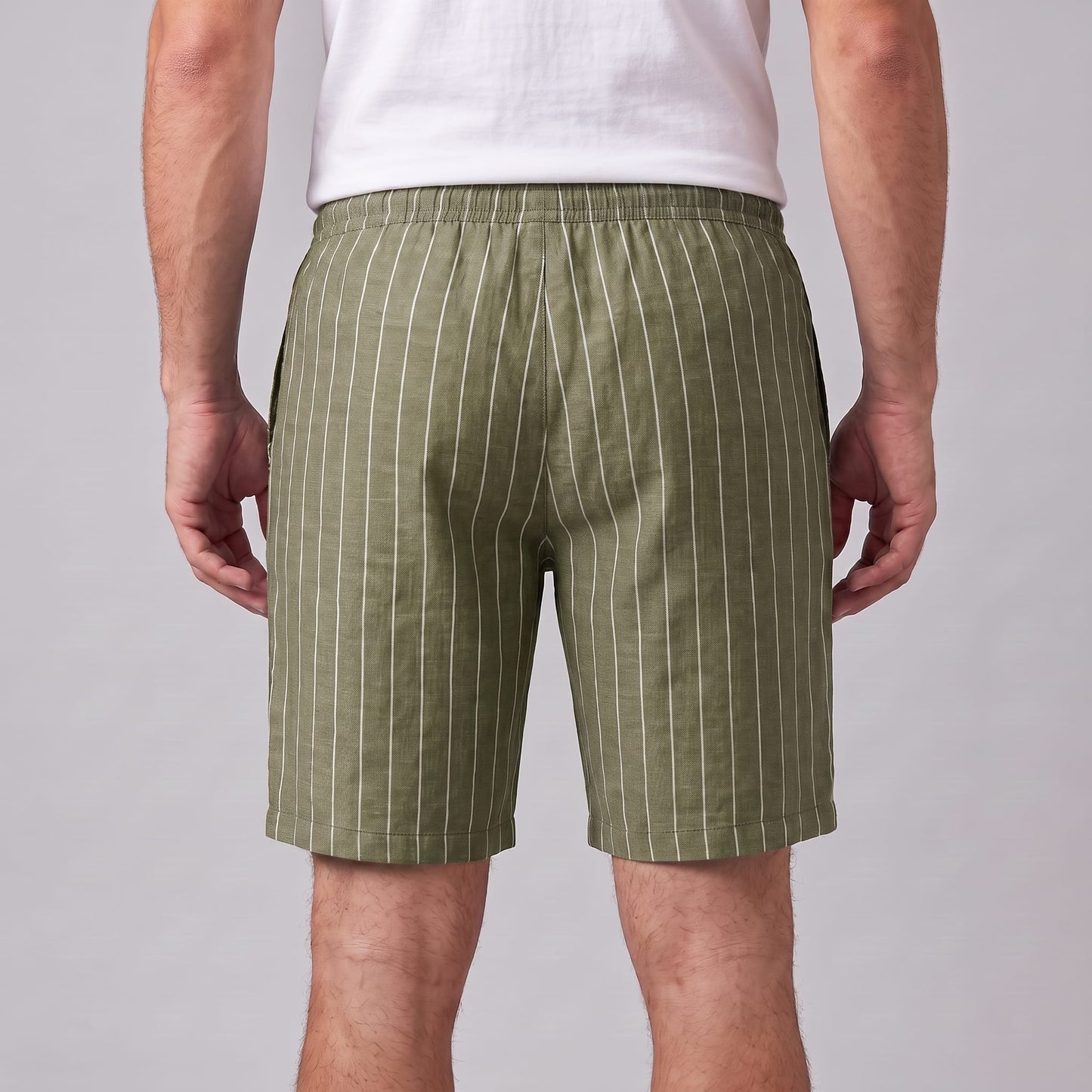 Fairbanks Linen Blend Pinstripe Shorts_15
