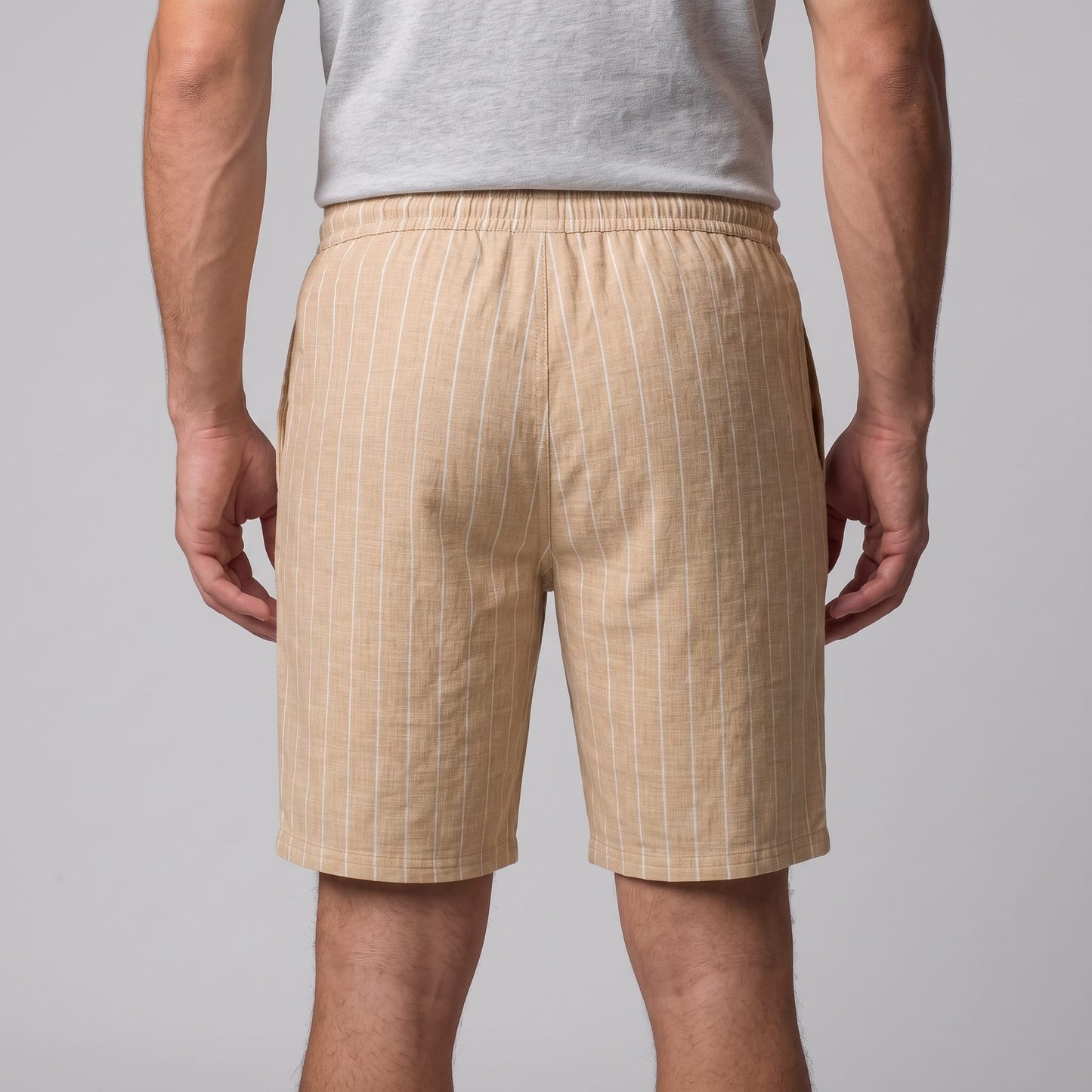 Fairbanks Linen Blend Pinstripe Shorts_3