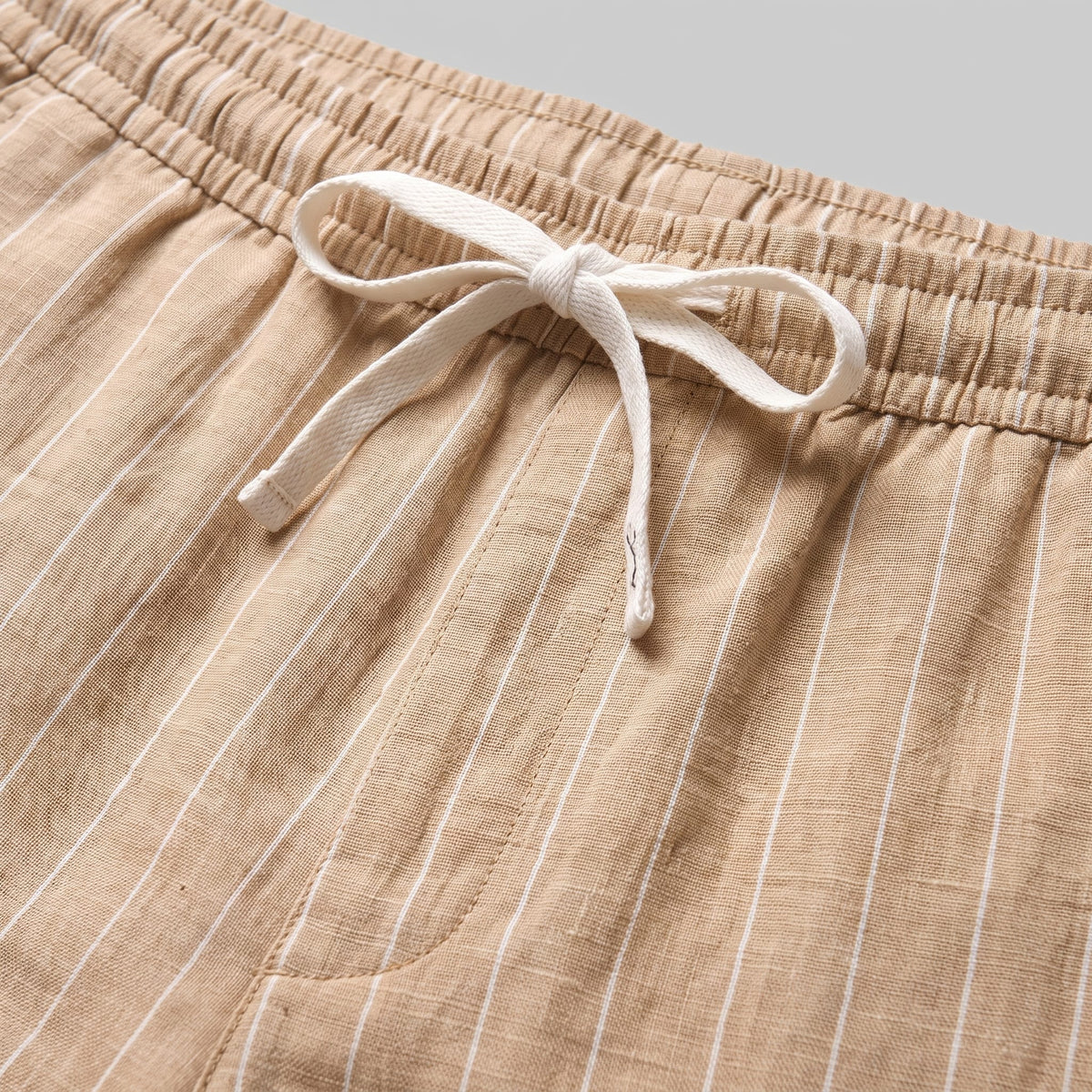 Fairbanks Linen Blend Pinstripe Shorts_5