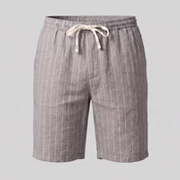 Fairbanks Linen Blend Pinstripe Shorts