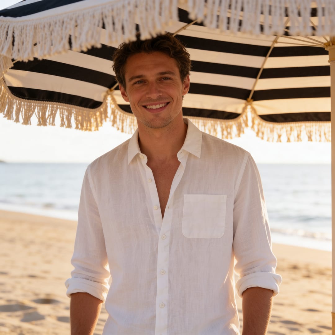 Kane Relaxed Fit Linen Shirt