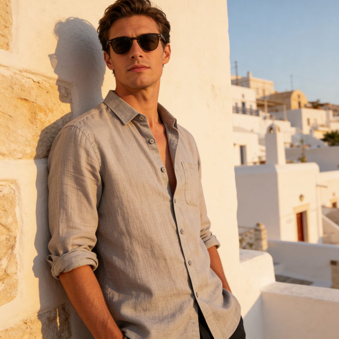 Kane Relaxed Fit Linen Shirt_12
