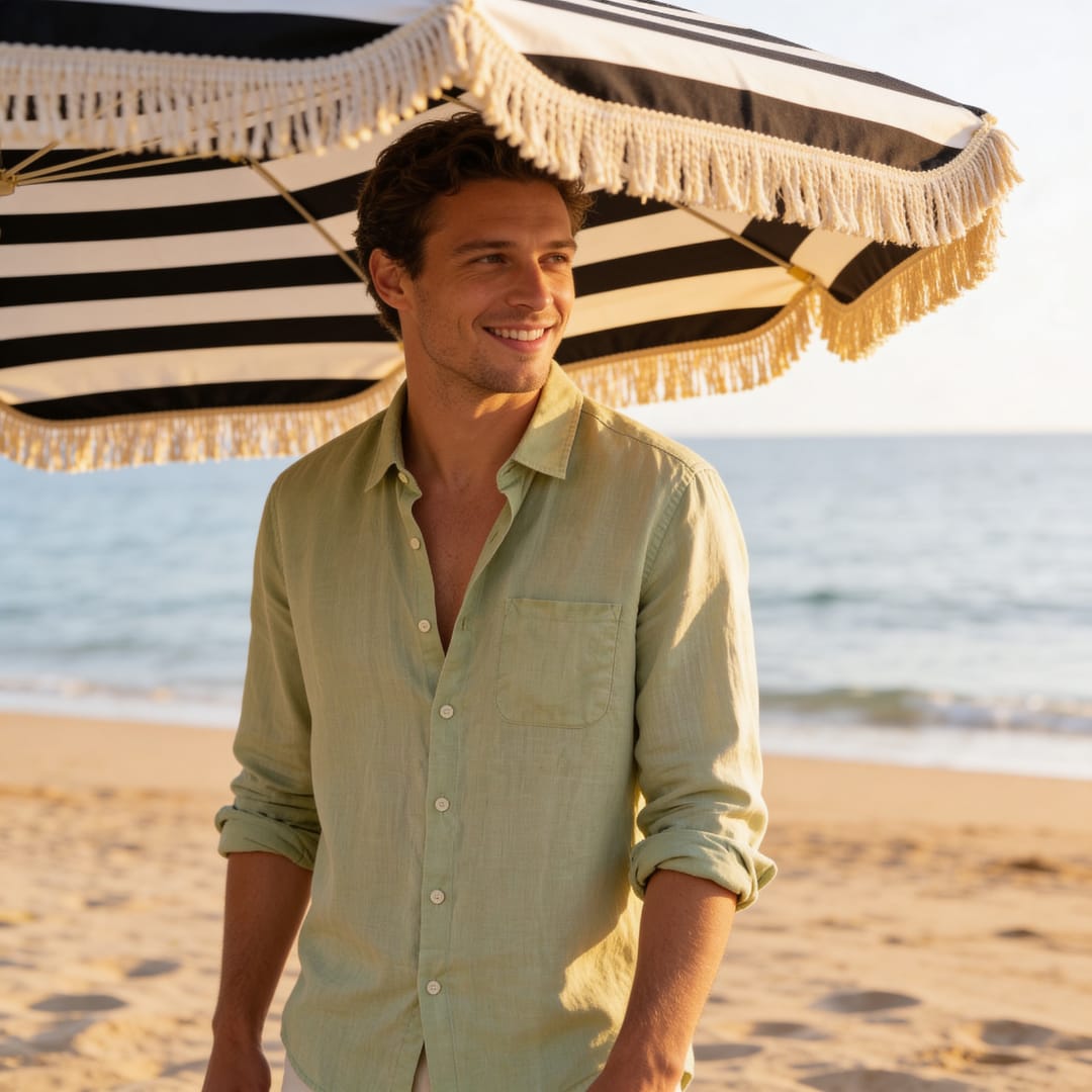Kane Relaxed Fit Linen Shirt_20