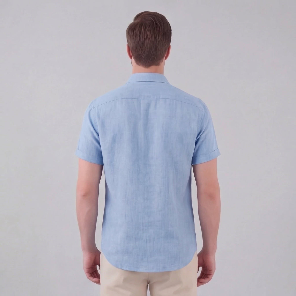 Keaton Linen Blend Short Sleeve Shirt
