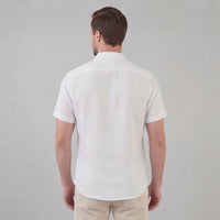 Keaton Linen Blend Short Sleeve Shirt
