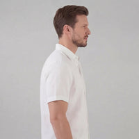 Keaton Linen Blend Short Sleeve Shirt