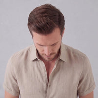 Keaton Linen Blend Short Sleeve Shirt