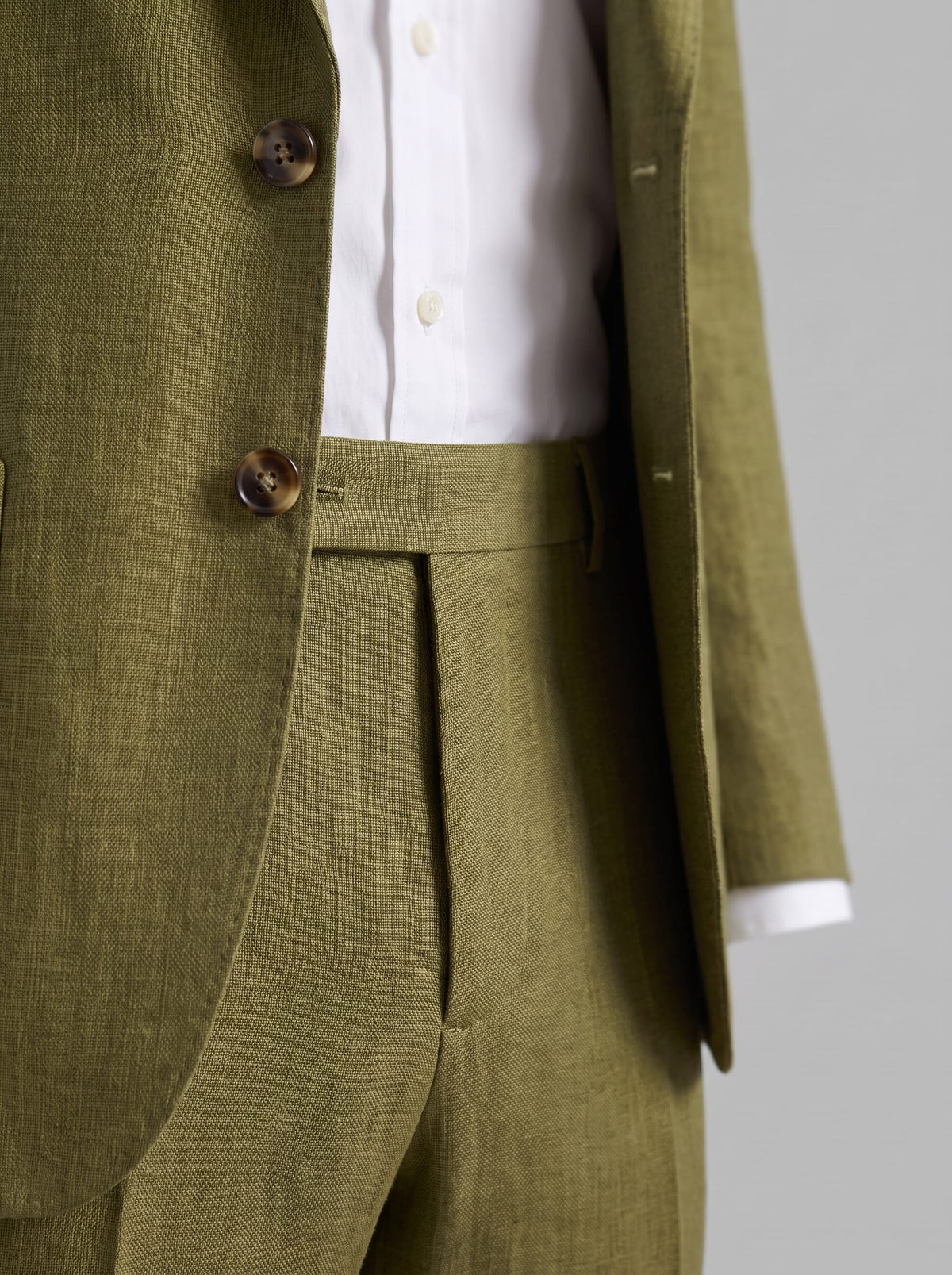 Hensley Linen Slim Fit Suit