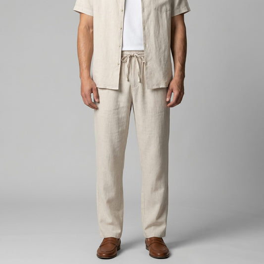 Solomon Linen Drawstring Pants_1