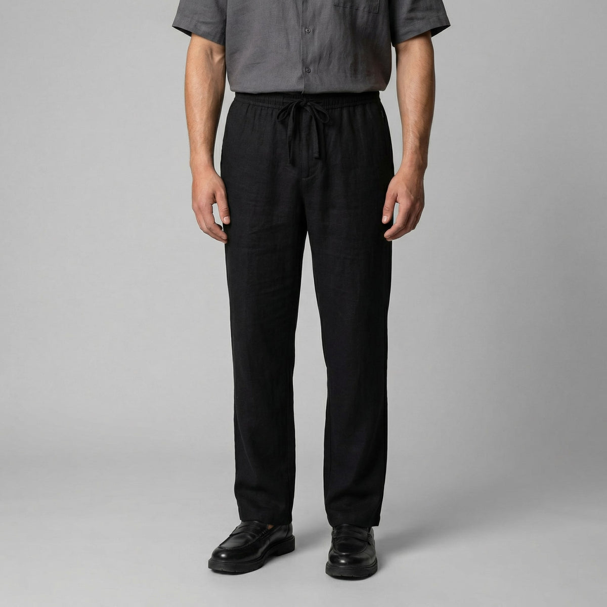 Solomon Linen Drawstring Pants