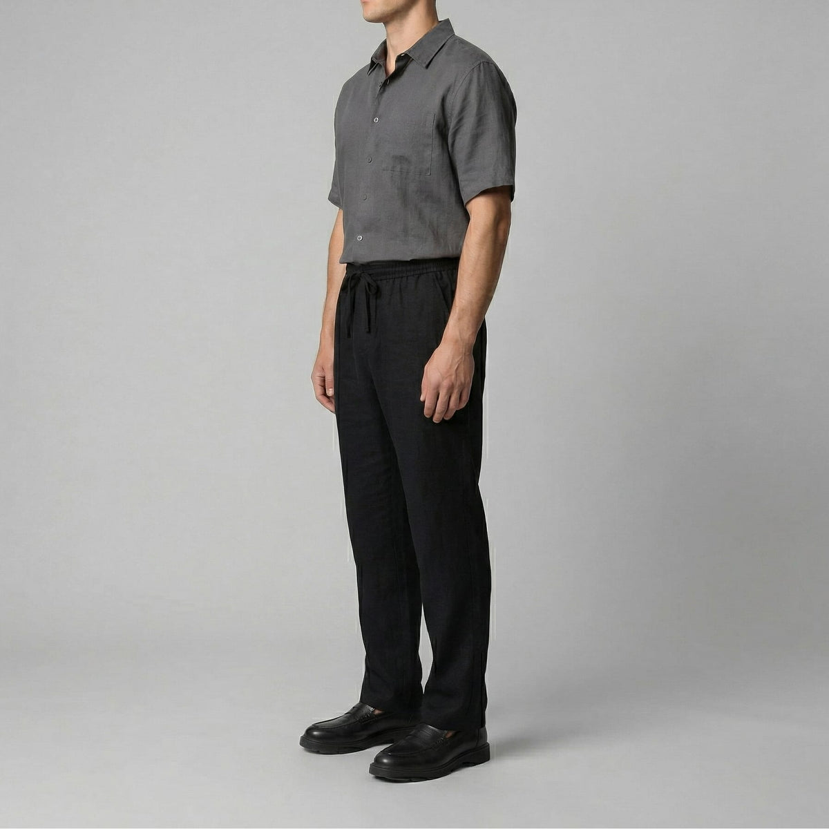 Solomon Linen Drawstring Pants