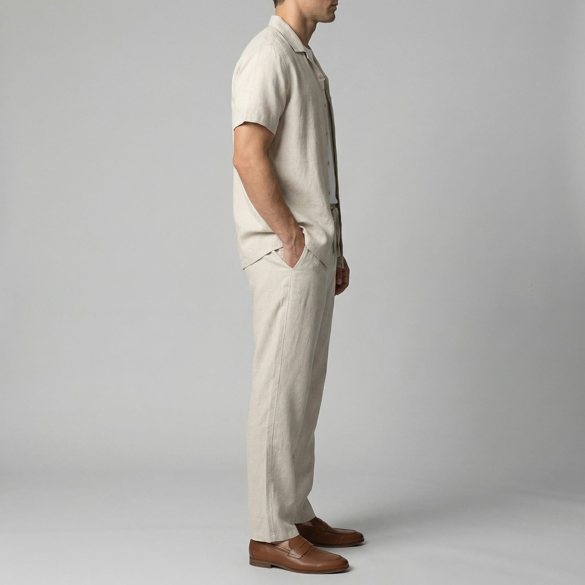 Solomon Linen Drawstring Pants