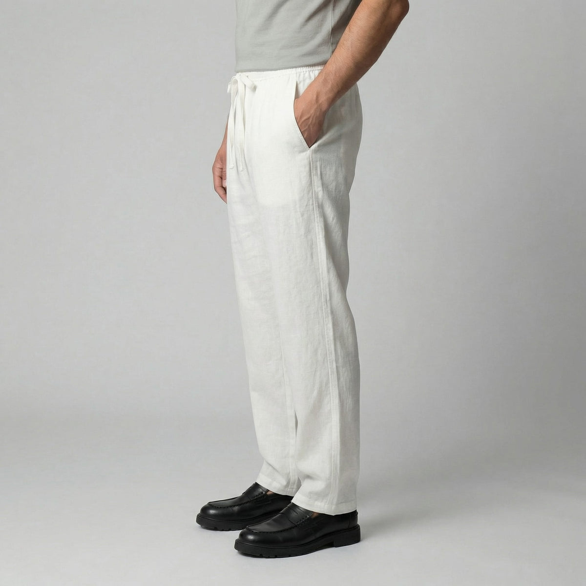 Solomon Linen Drawstring Pants