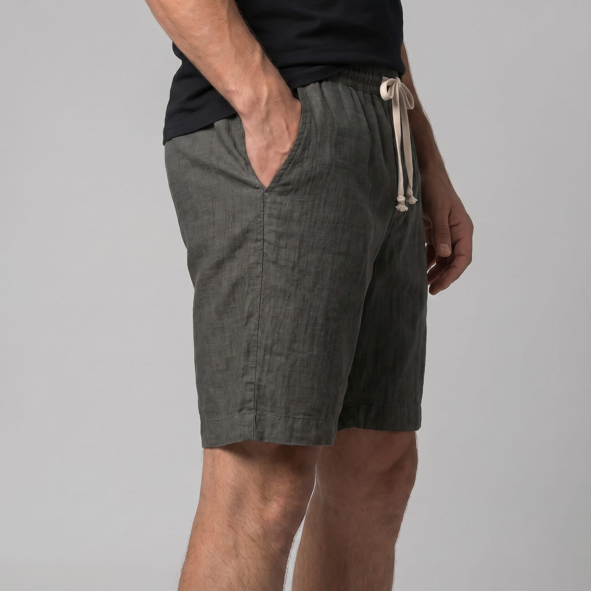 Fairfax Lightweight Linen Beach Shorts_12