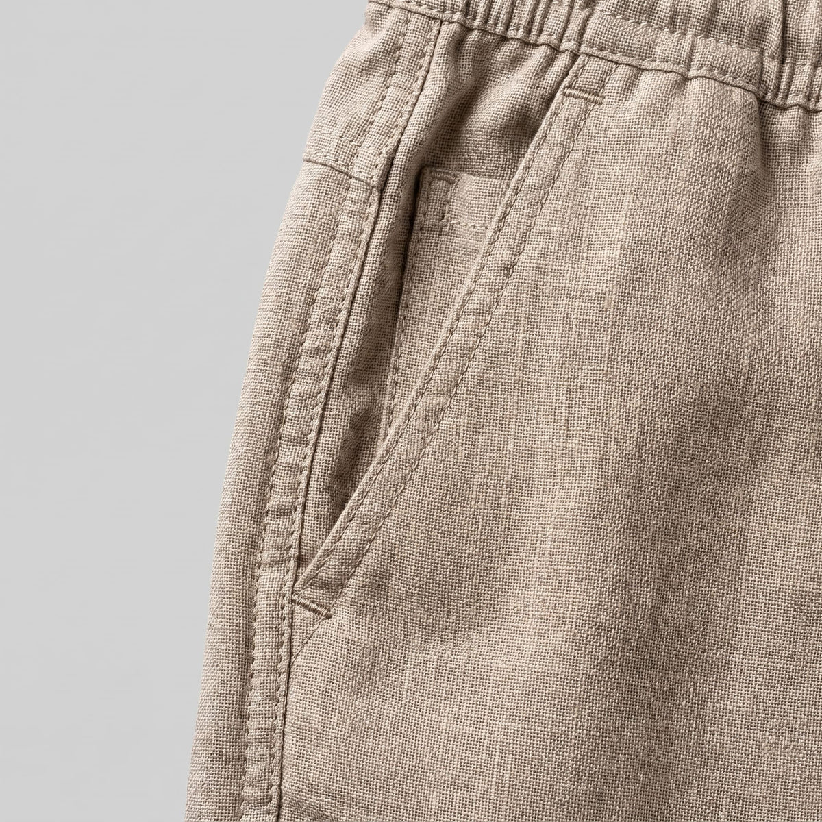 Fairfax Lightweight Linen Beach Shorts_19